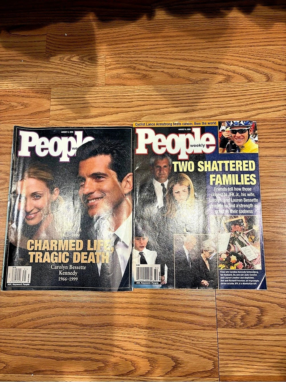 People Weekly Magazine August 2 and August 9 1999 JFK Jr Memorial Issues